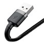 Cablu de Date USB la Lighting 1.5A, 2m - Baseus Cafule (CALKLF-CG1) - Gray Black