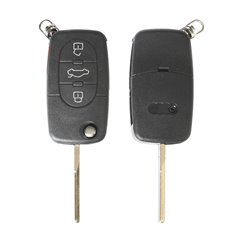 Carcasa Cheie Contact Pentru Audi A3 / A6 / A8, 3+1 Butoane, Cu Cheie