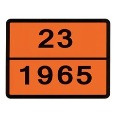 Placa Adr 23-1965 30X40 Cm Lpg Hico