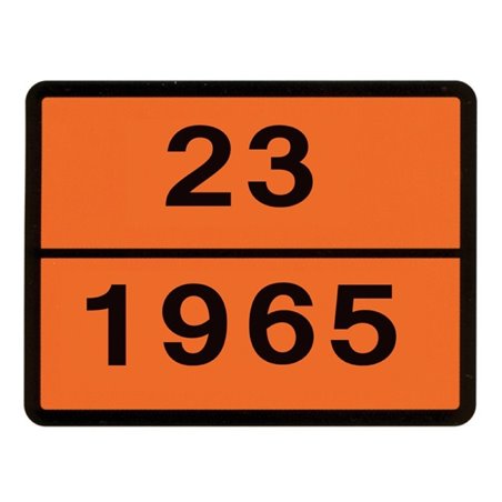 Placa Adr 23-1965 30X40 Cm Lpg Hico