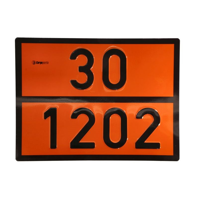 Placa ADR CARGOPARTS CARGO-T111